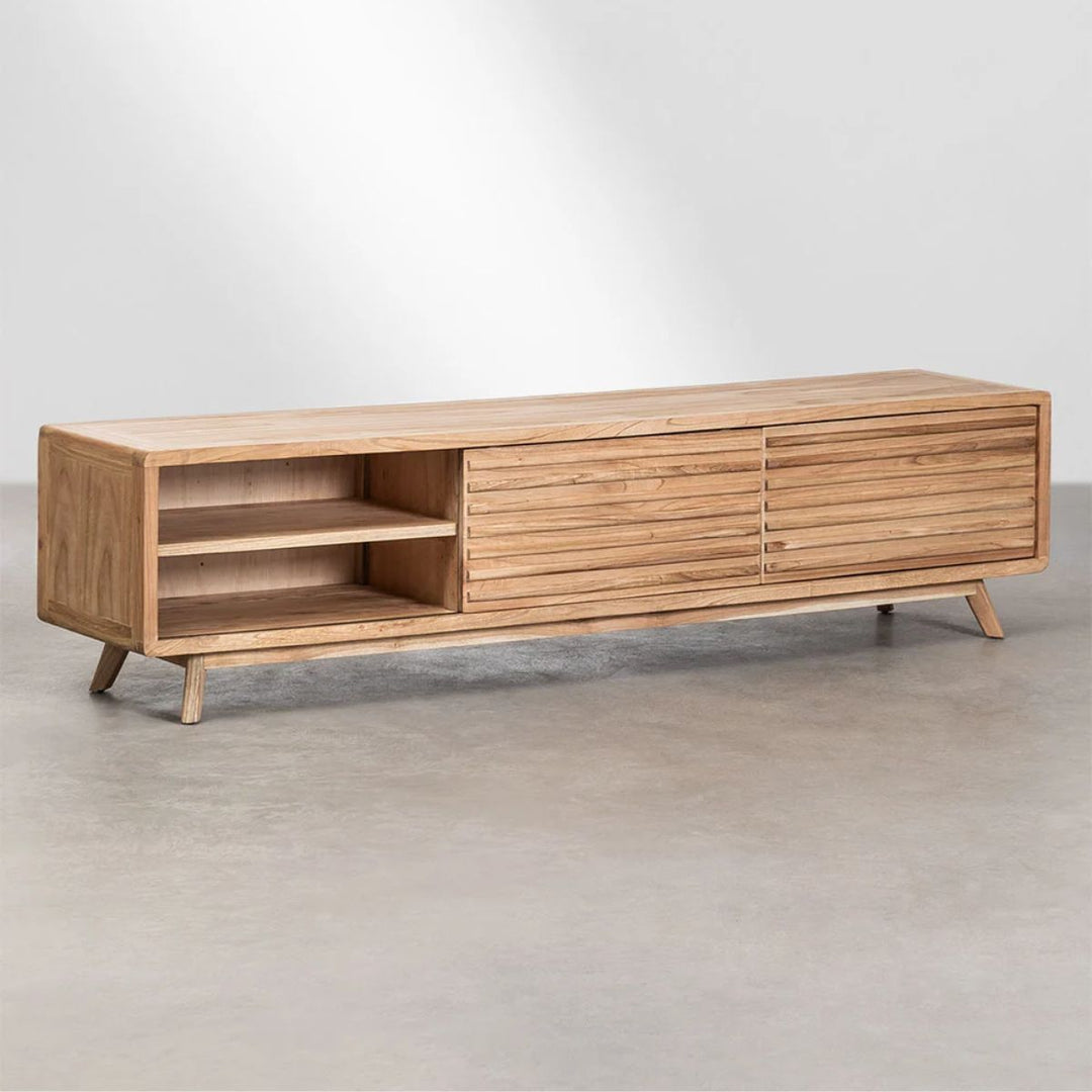 Meuble TV en bois Deleyna 200cm SKLUM- Léger défaut
