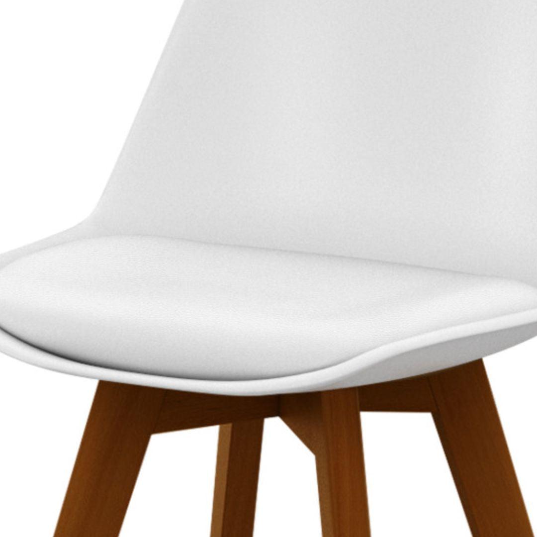 Lot de 4 chaises scandinaves Brava Blanc