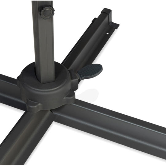 Parasol deporté 3x3m Sombra 360° rectangle gris