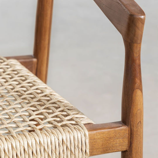 Lot de 2 chaises SKLUM de jardin en bois de teck Visby