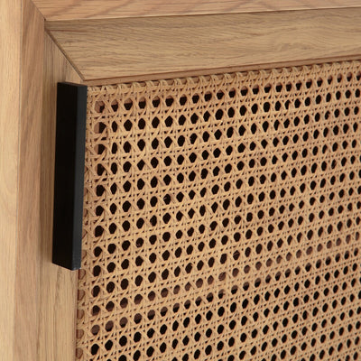 Buffet enfilade chêne et cannage, Waska La Redoute Interieurs