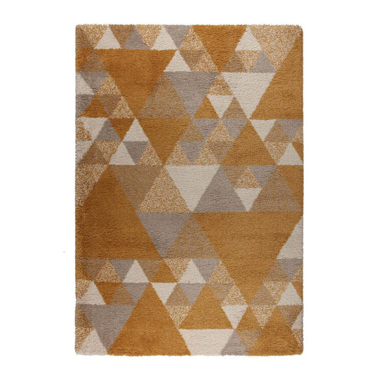 Tapis Shaggy Nuru Jaune 120x170cm