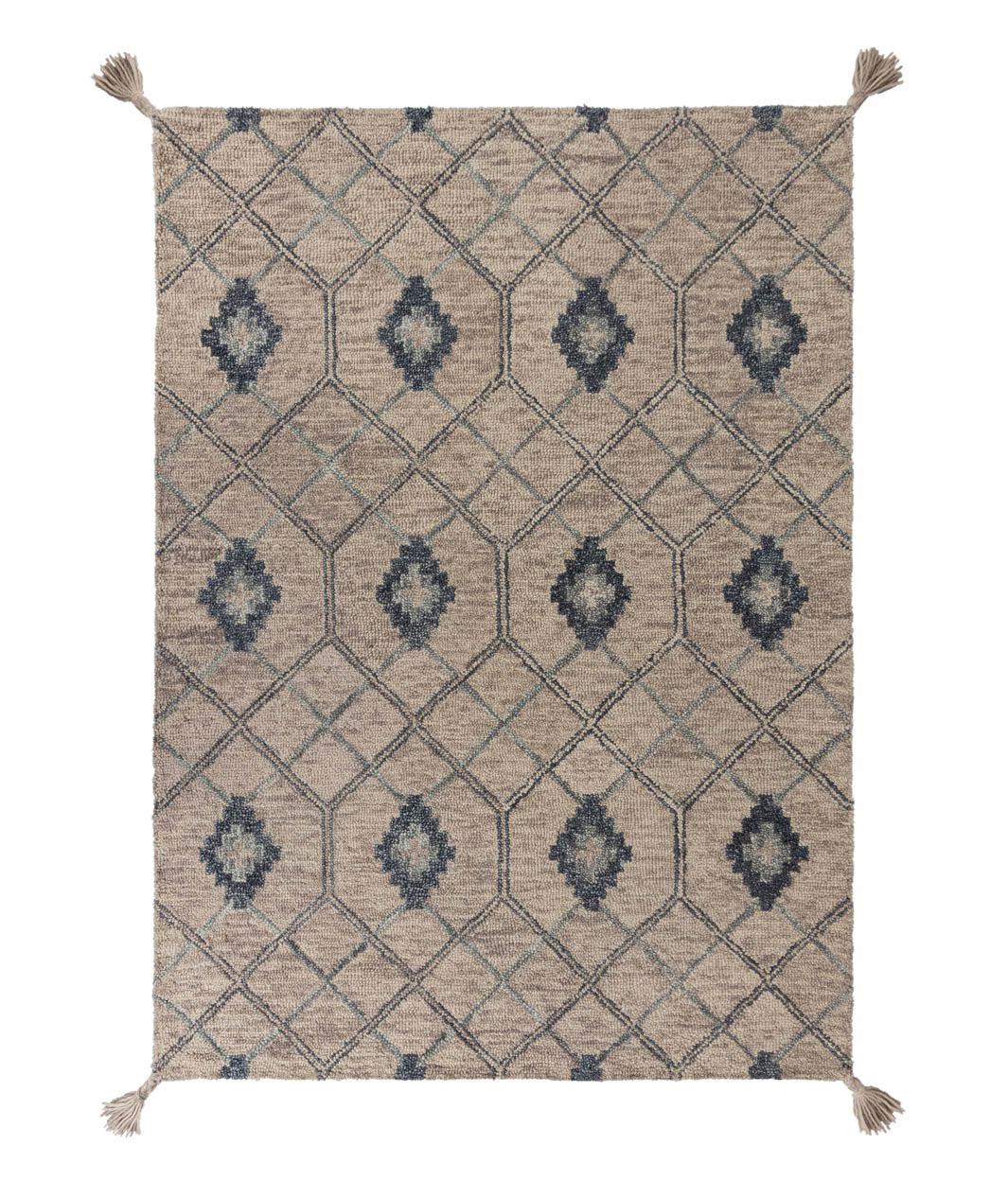 Tapis en laine Diego Gris