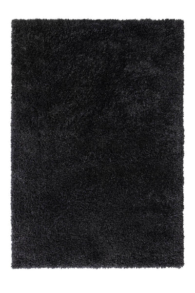 Tapis Shaggy Noir 160x230cm