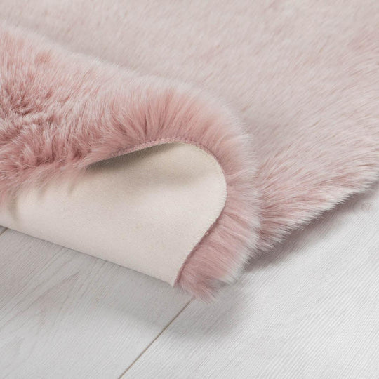 Tapis effet fourrure Rose 120x170cm