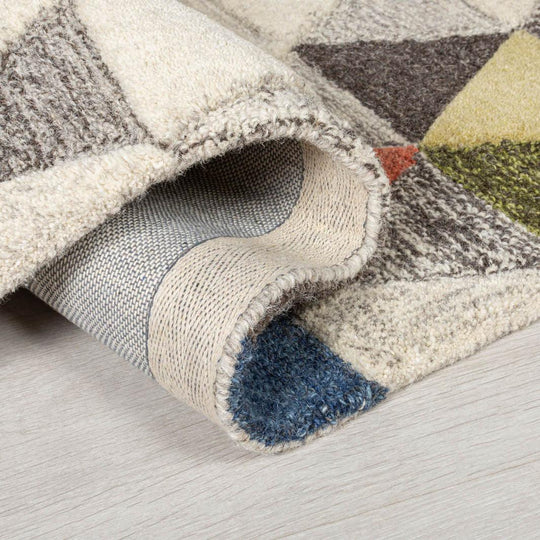 Tapis en laine Amari multicolore