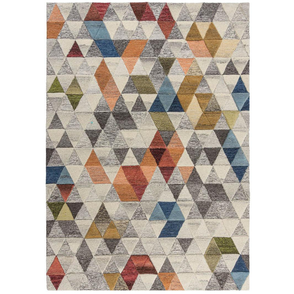 Tapis en laine Amari multicolore