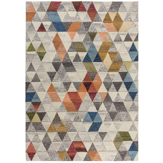 Tapis en laine Amari multicolore