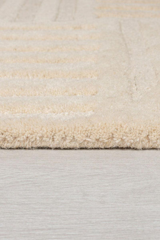 Tapis en laine Zen Garden Naturel