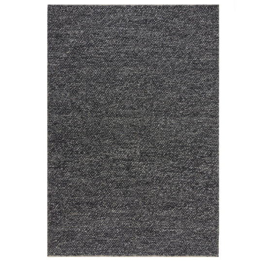 Tapis en laine gris 80x150cm