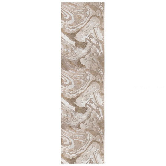 Tapis de couloir effet marbre