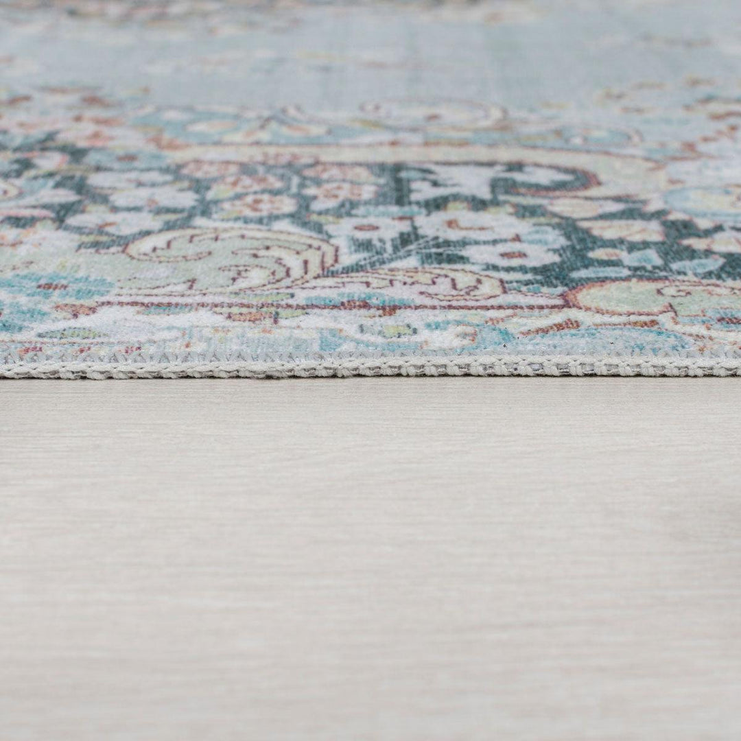 Tapis lavable Colby Bleu canard