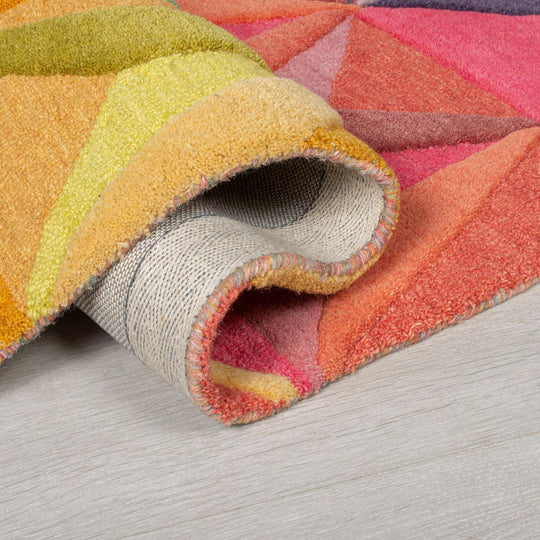 Tapis multicolore 100% laine