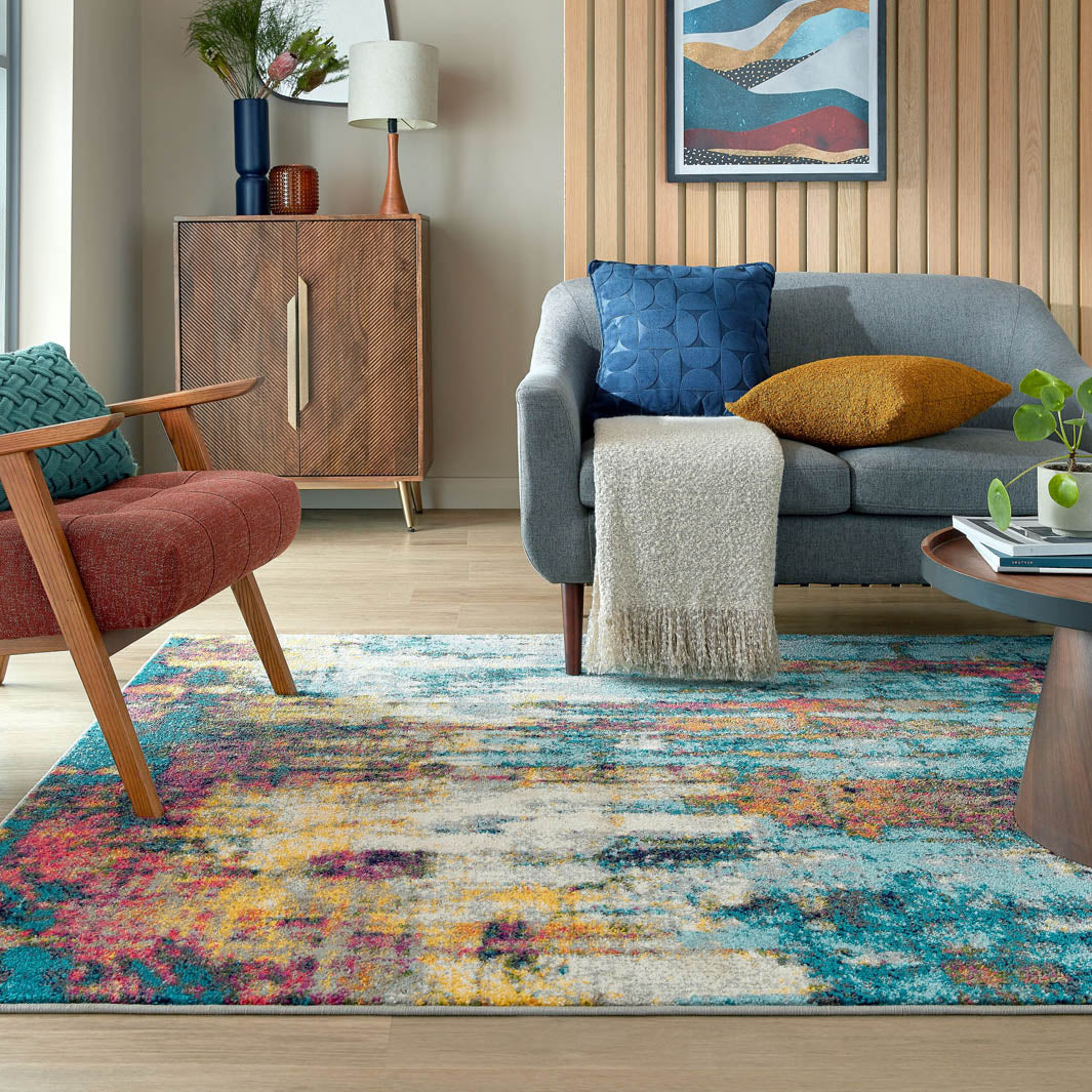 Tapis Abstraction Multicolore