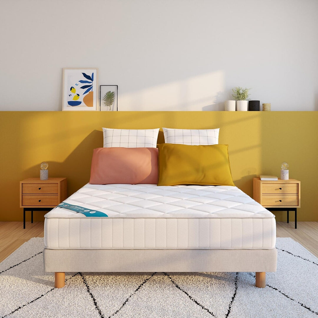 Matelas La Redoute Interieurs 160x200 cm latex, 7 zones, soutien très ferme, accueil tonique