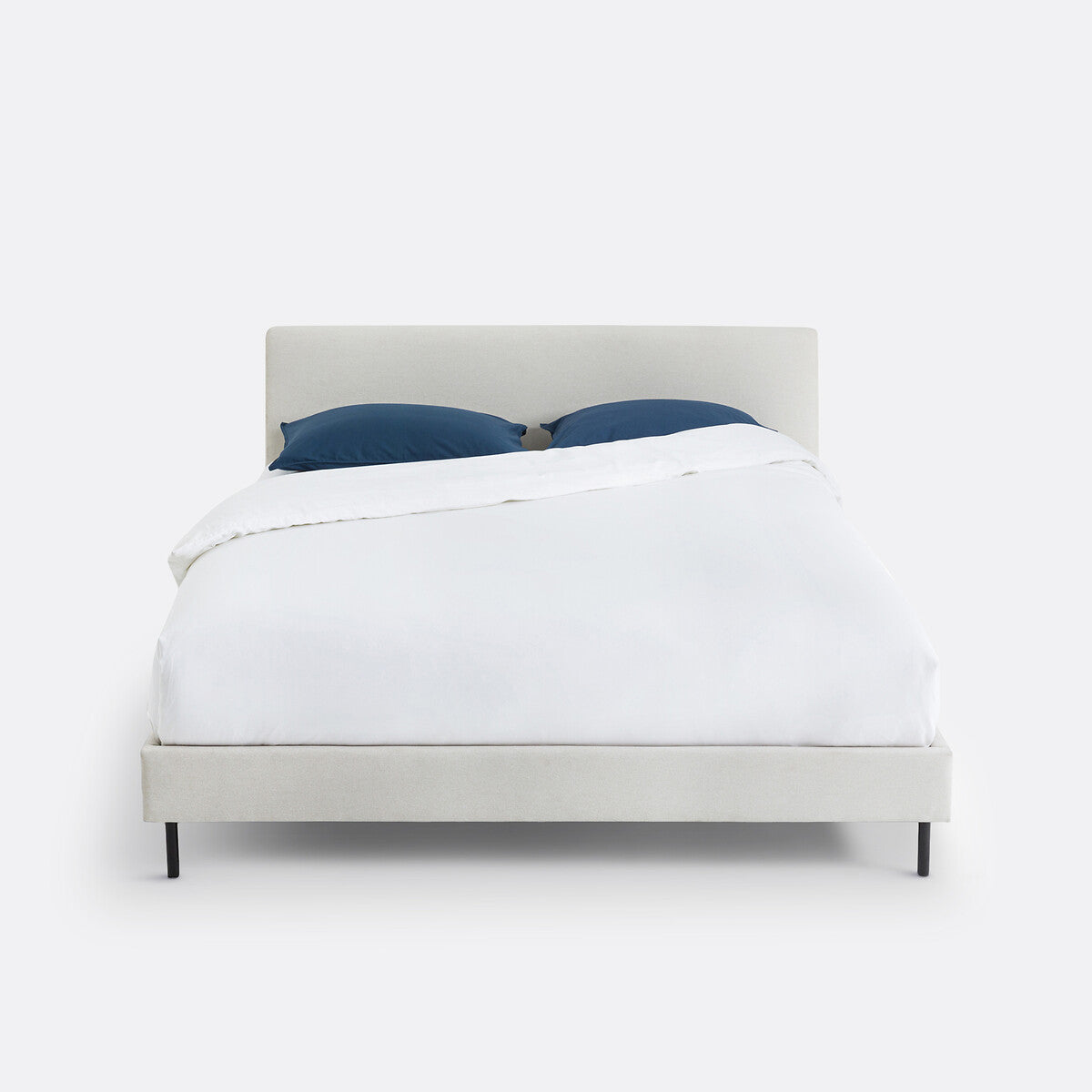 Lit beige avec sommier 160x200cm, Tella La Redoute Interieurs