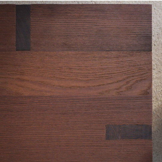 Zara Home- Table d’appoint Vincent Van Duysen – Bois de frêne thermo-traité & pierre naturelle