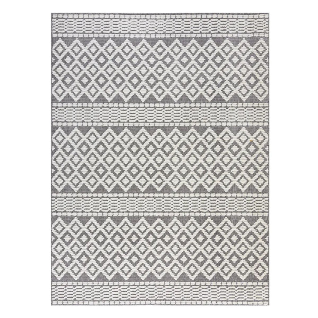 Tapis Jhansi gris 160x218cm