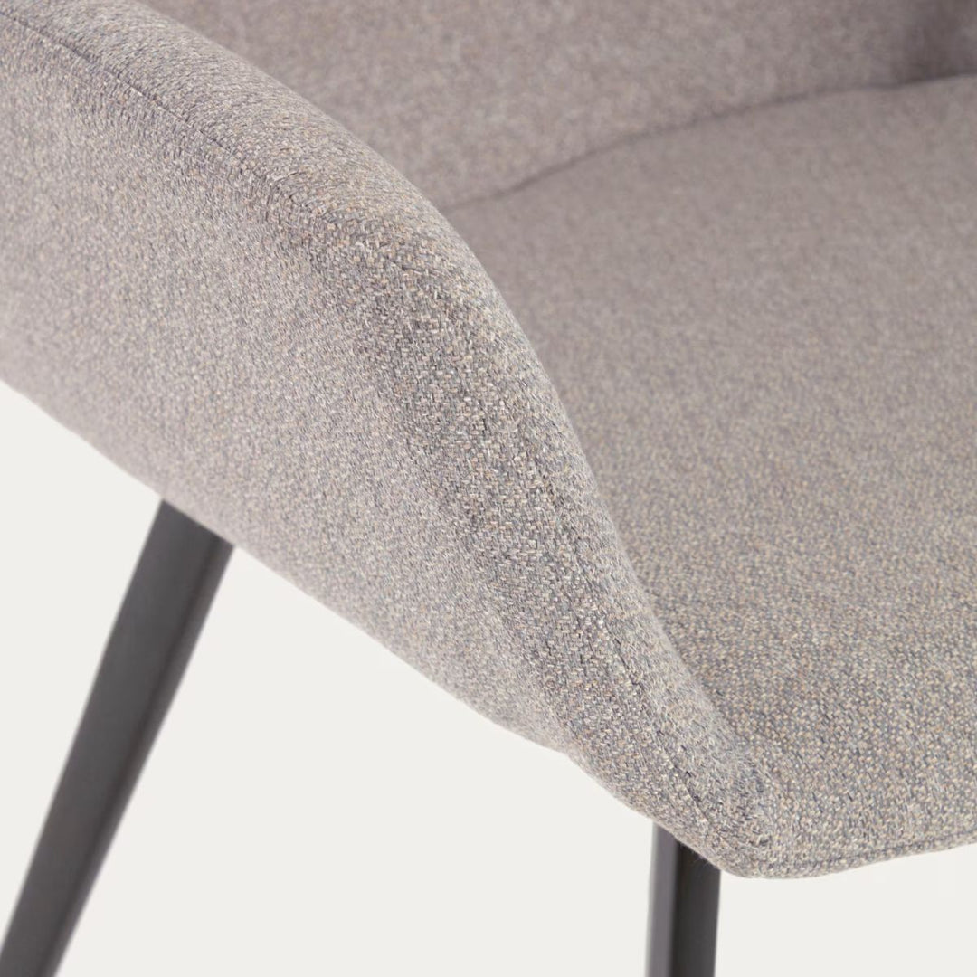 Lot de 2 chaises Nadya Gris clair KAVE HOME
