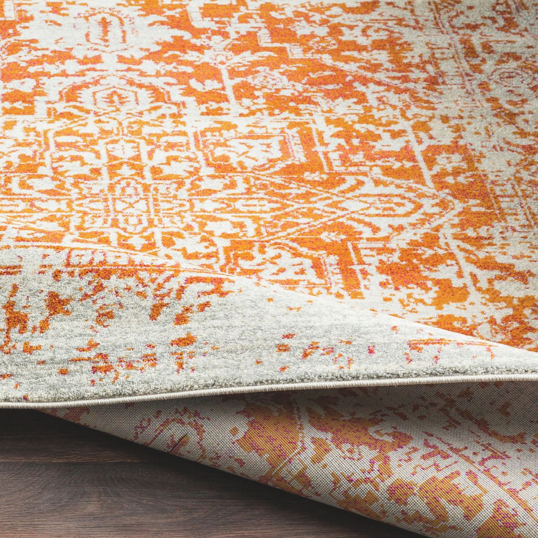 Tapis de salon vintage Juliette Orange 120x170cm