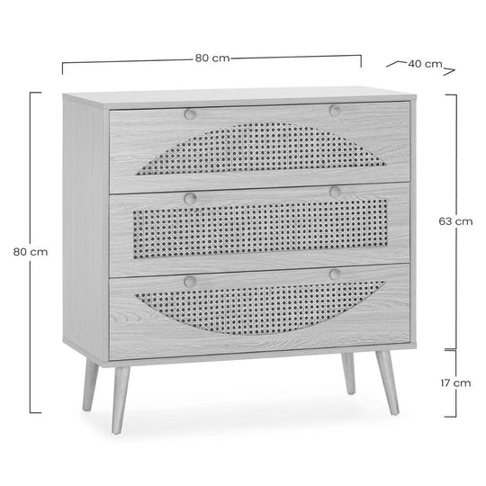 Commode Luna 3 tiroirs- Léger défaut