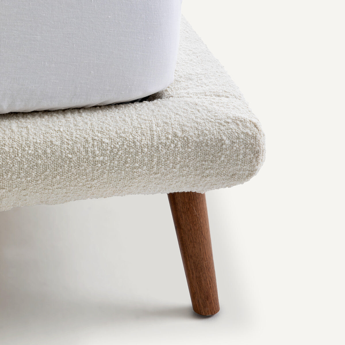 Lit bouclette + sommier 180x200cm, Aurore design E. Gallina AM.PM