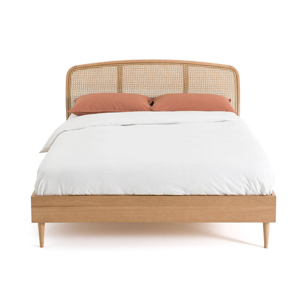 Lit cannage avec sommier 140x190cm, Buisseau La Redoute Interieurs