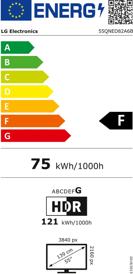 Téléviseur LG 55QNED82A6B 55” 4K UHD Smart TV QNED