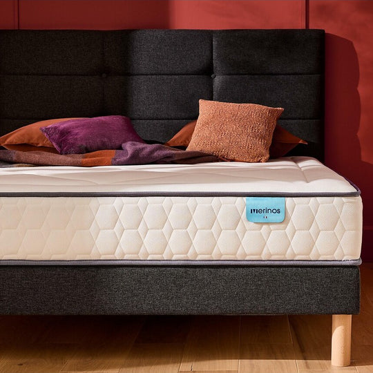 Matelas MERINOS 140x200cm 651 ressorts ensachés 3 zones Full Bed