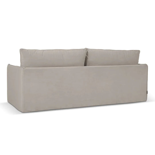 Canapé 4 places BOHO Micadoni 4 places velours beige foncé