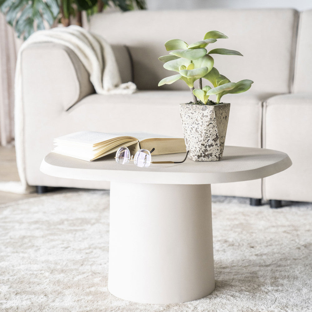 Table basse DRAWER Sten en aluminium 57x71cm