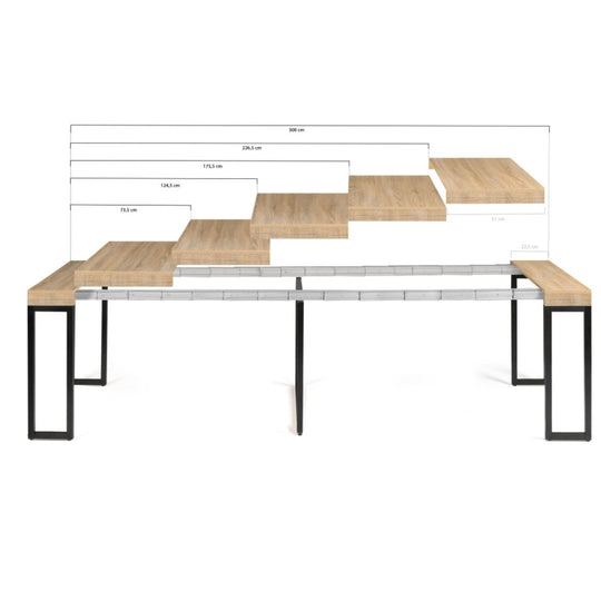 Console industrielle extensible Memphis