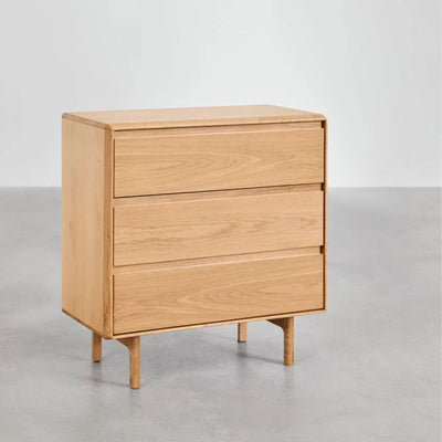 Commode SKLUM en bois à 3 tiroirs Treveris