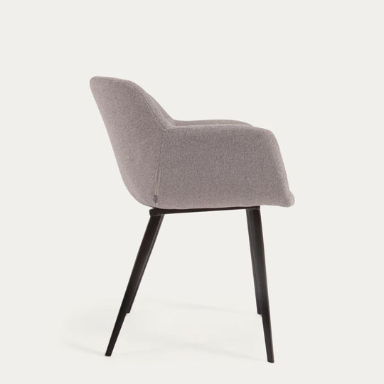 Lot de 2 chaises Nadya Gris clair KAVE HOME