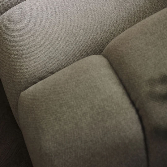 Canapé MICADONI Diana 2 places en velours structuré beige foncé