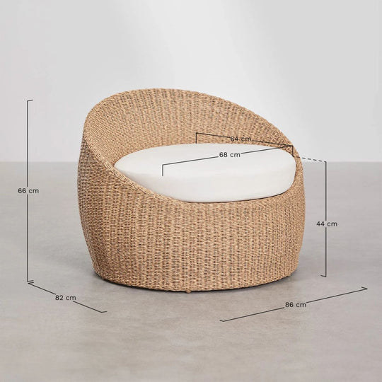 Lot de 2 fauteuils de jardin SKLUM en rotin synthétique Clarnyx