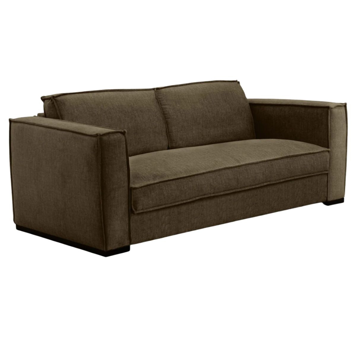 Canapé convertible CONVERTIBLE CENTER Baldo 4 places en tissu vert