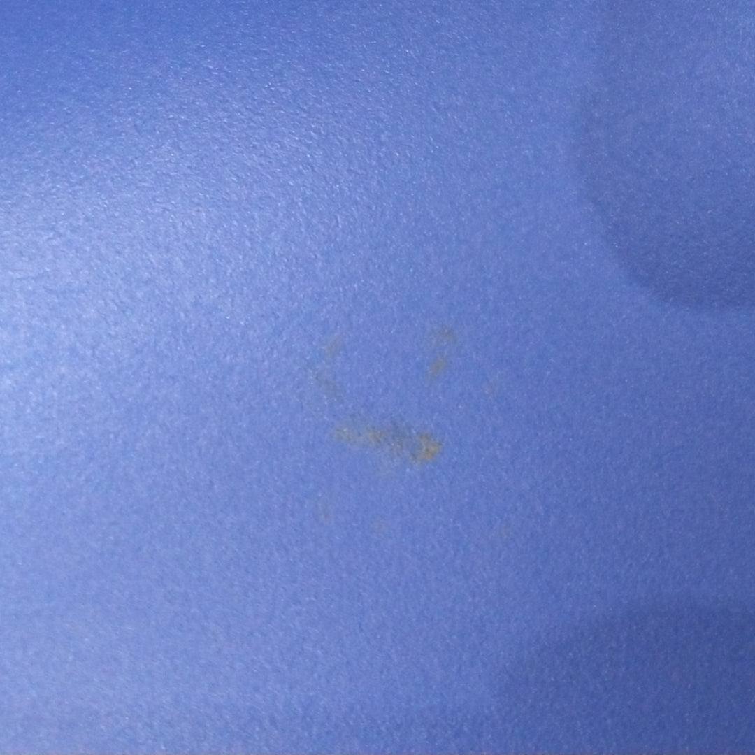 Lot de 4 chaises DRAWER Elin en plastique et métal Bleu électrique