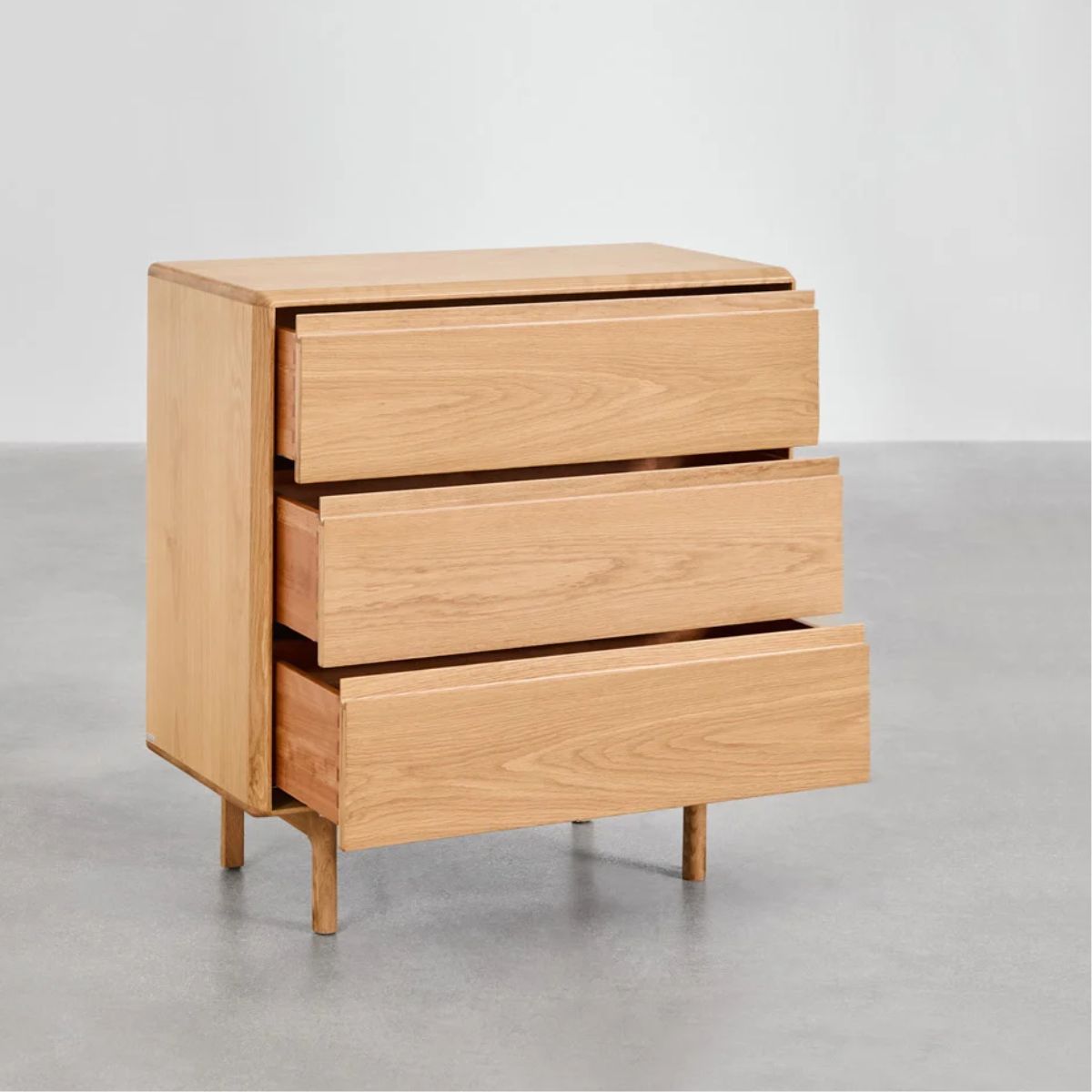 Commode SKLUM en bois à 3 tiroirs Treveris