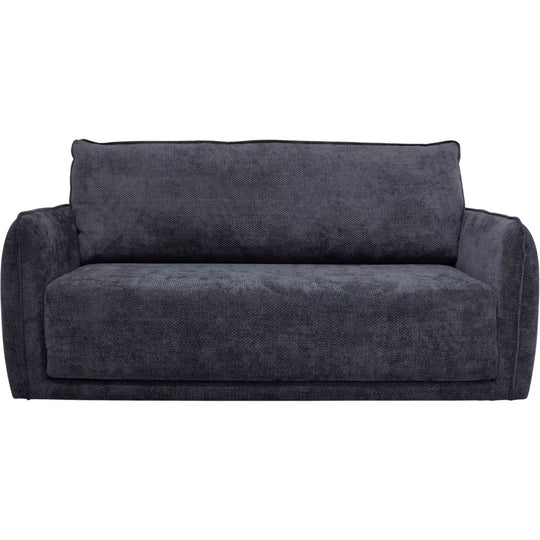 ALINEA Canapé 3 places convertible en tissu Eden - bleu marine