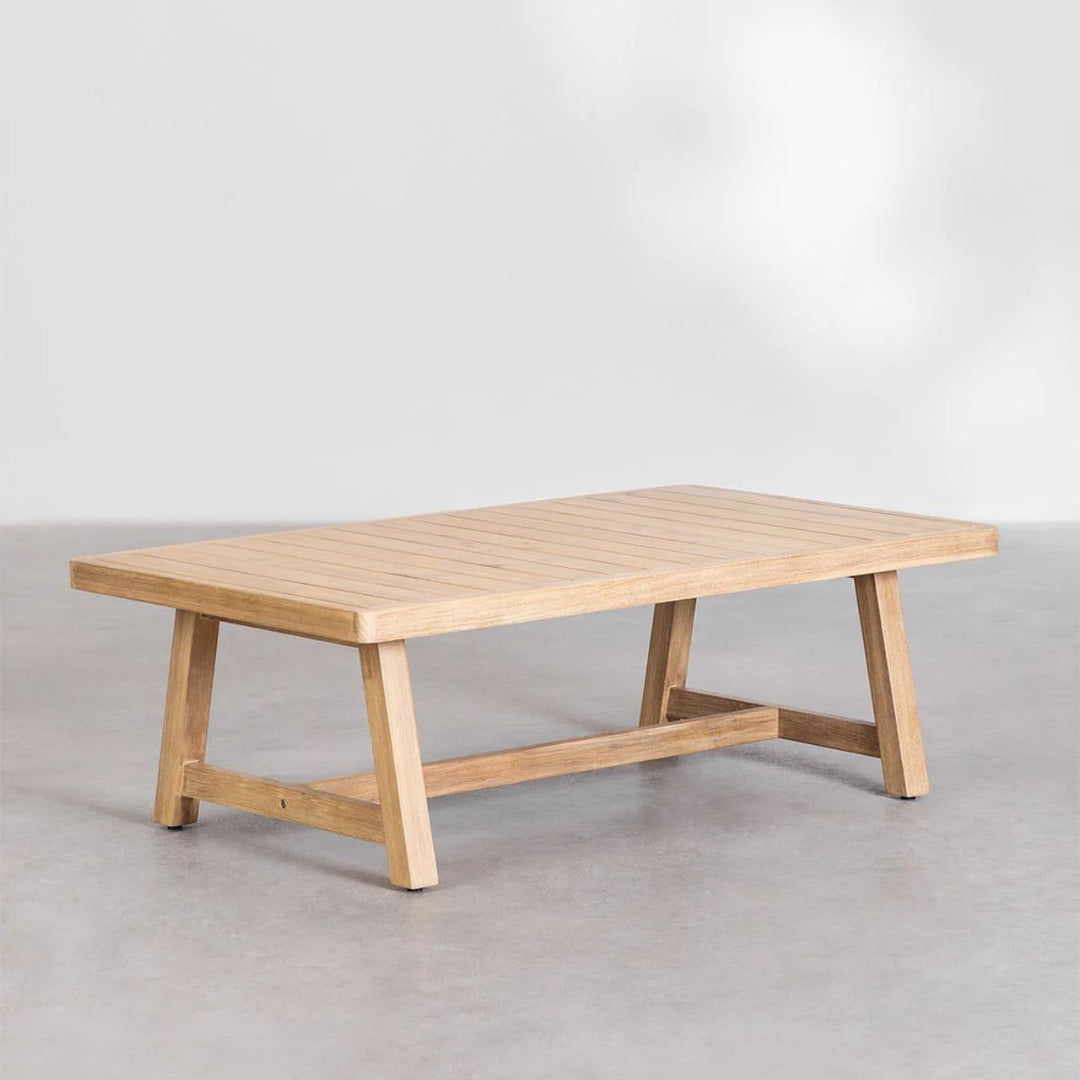 Table basse de jardin SKLUM DUBAI rectangulaire 130x75 cm en bois d’acacia