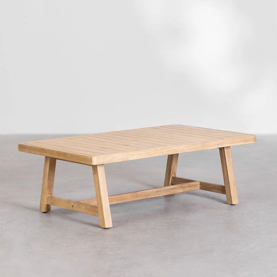 Table basse de jardin SKLUM DUBAI rectangulaire 130x75 cm en bois d’acacia