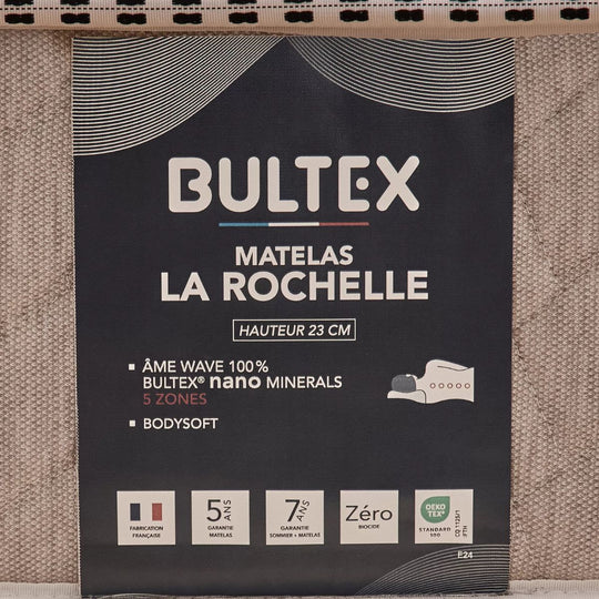 Matelas BULTEX 160x200cm La Rochelle