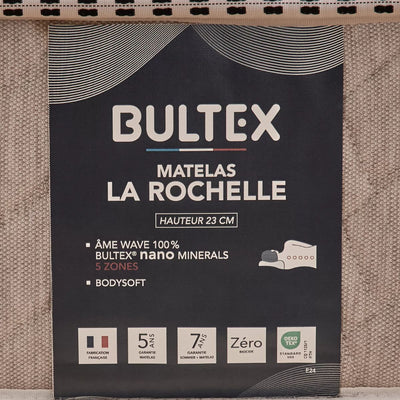 Matelas BULTEX 140x190cm La Rochelle
