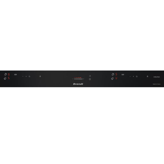Table de cuisson à induction Brandt BPI384BH – 80 cm avec hotte intégrée