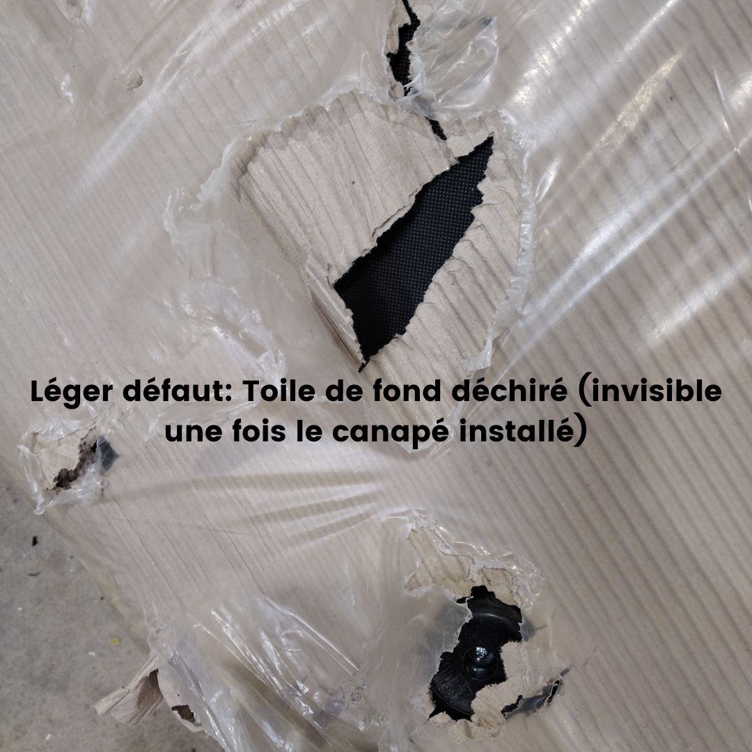 Canapé 2 places Micadoni Diana beige foncé - Léger défaut