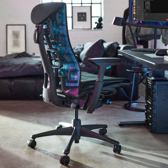 Fauteuil gaming HERMAN MILLER Embody Cyan