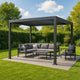 Pergola bioclimatique aluminium 3 x 3 m AirDay - Anthracite
