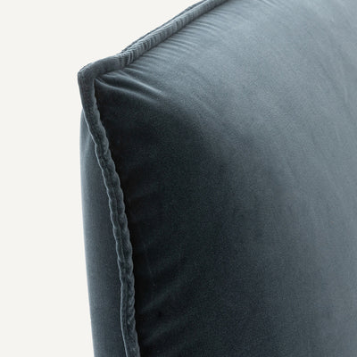 Lit velours avec sommier 180x200cm, Aurore design E. Gallina AM.PM