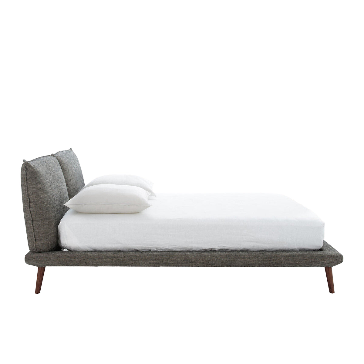 Lit en lin avec sommier 160x200cm, Aurore design E. Gallina AM.PM